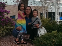 Mother with children